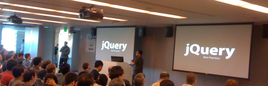 the main room @ jQuery Conference